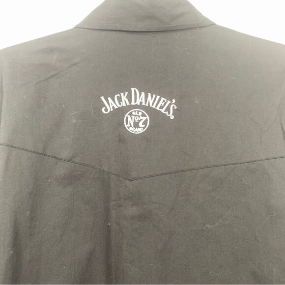 NWOT Jack Daniels Men’s Logo Rodeo L/S Snap Front Embroidered Western Shirt - Picture 3 of 10